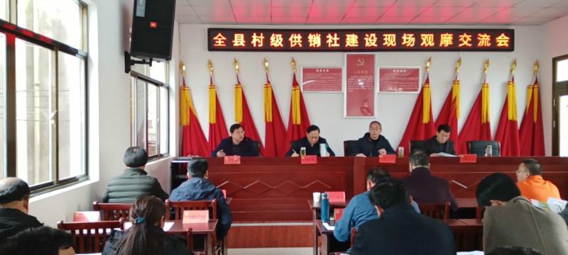 農(nóng)服公司應邀參加樅陽縣村級供銷社建設現(xiàn)場觀摩交流會
